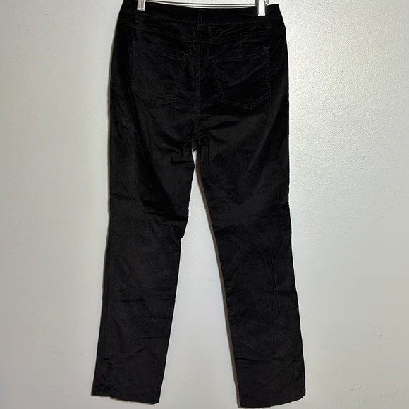 Boston Proper Black Velvet Pants Women’s Size 6 - Picture 7 of 9